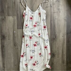A&F floral midi dress